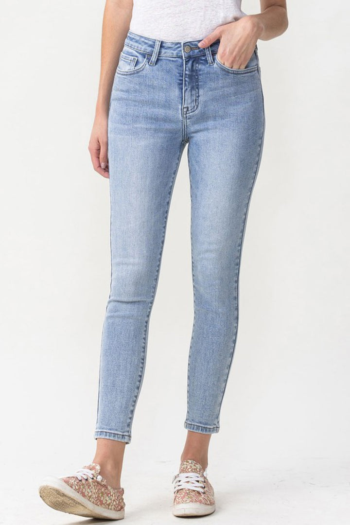 Women's High Rise Crop Skinny Jeans (Lovervet Full Size Talia)