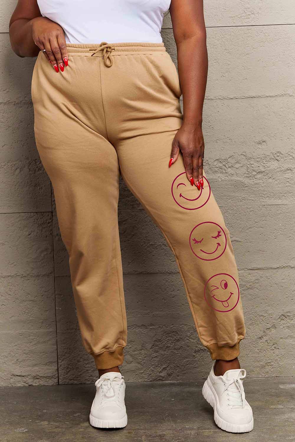 Women's Fun Emoji Print Lounge Pants