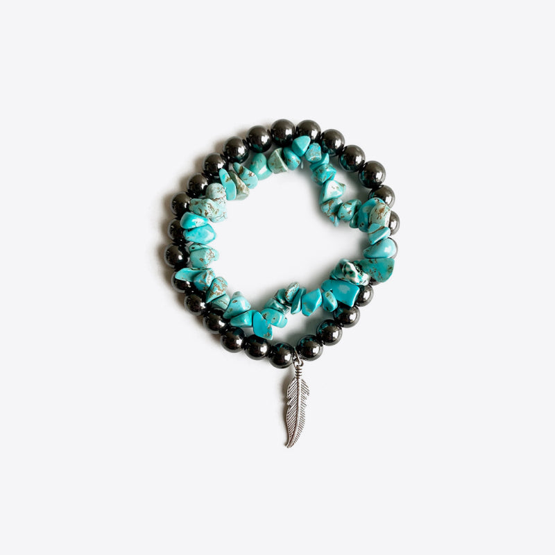 Women's Turquoise Beaded Bracelet