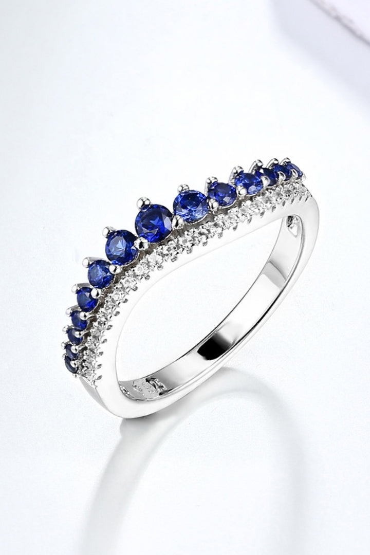 Women's Sapphire Rings crafted from 925 Sterling Silver