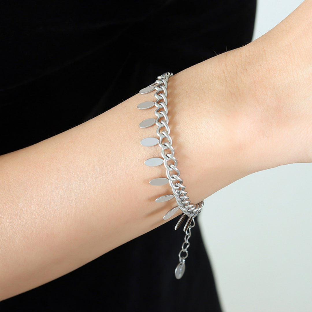 Women's Leaf Charm Bracelet