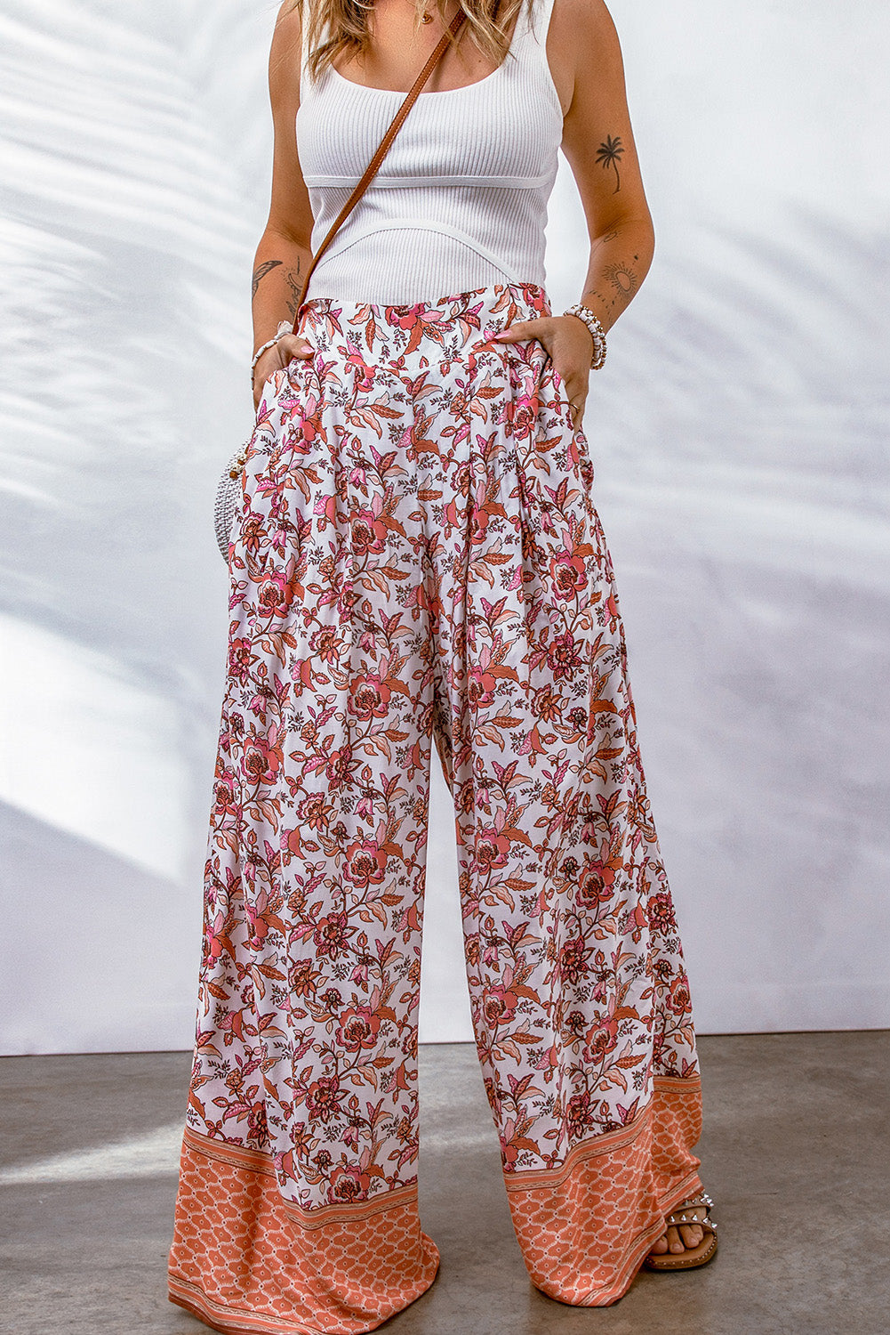 Women's Pleated Bohemian Pants