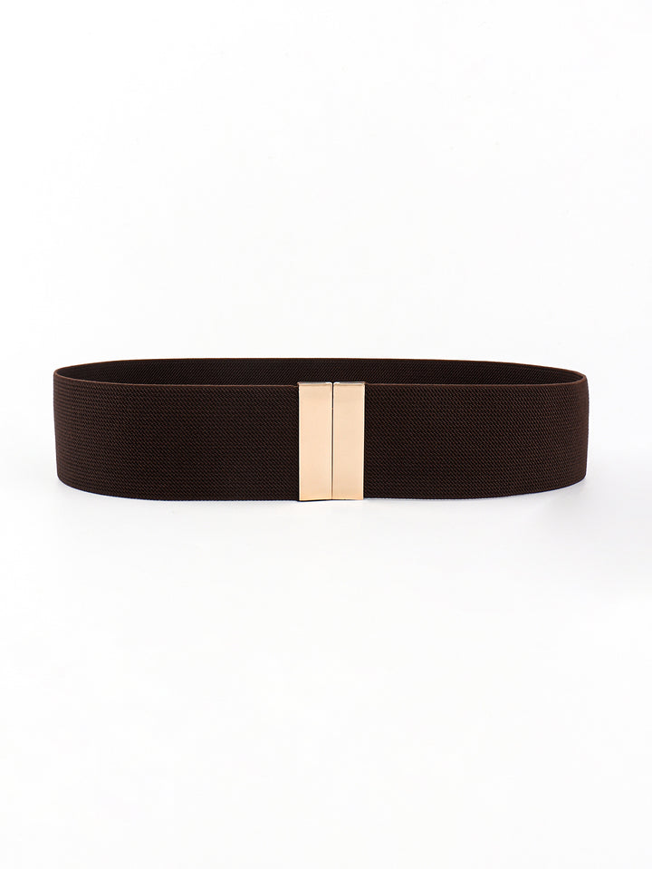 Alloy Buckle Elastic Belt