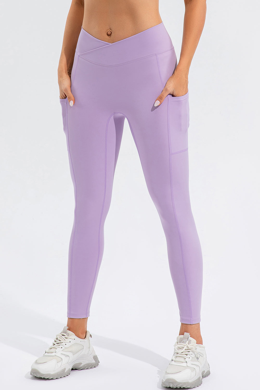 Women's High Waist Pocketed Active Leggings