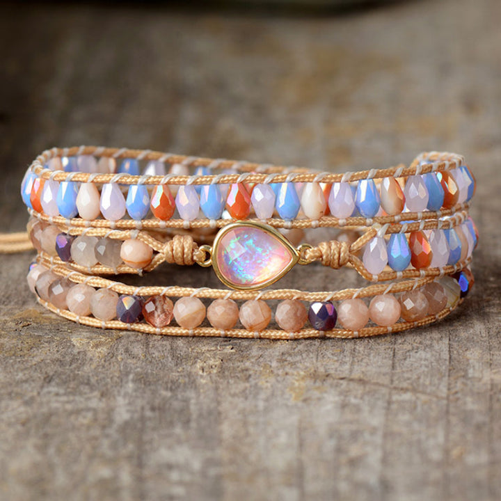 Women's Opal Beaded Bracelet