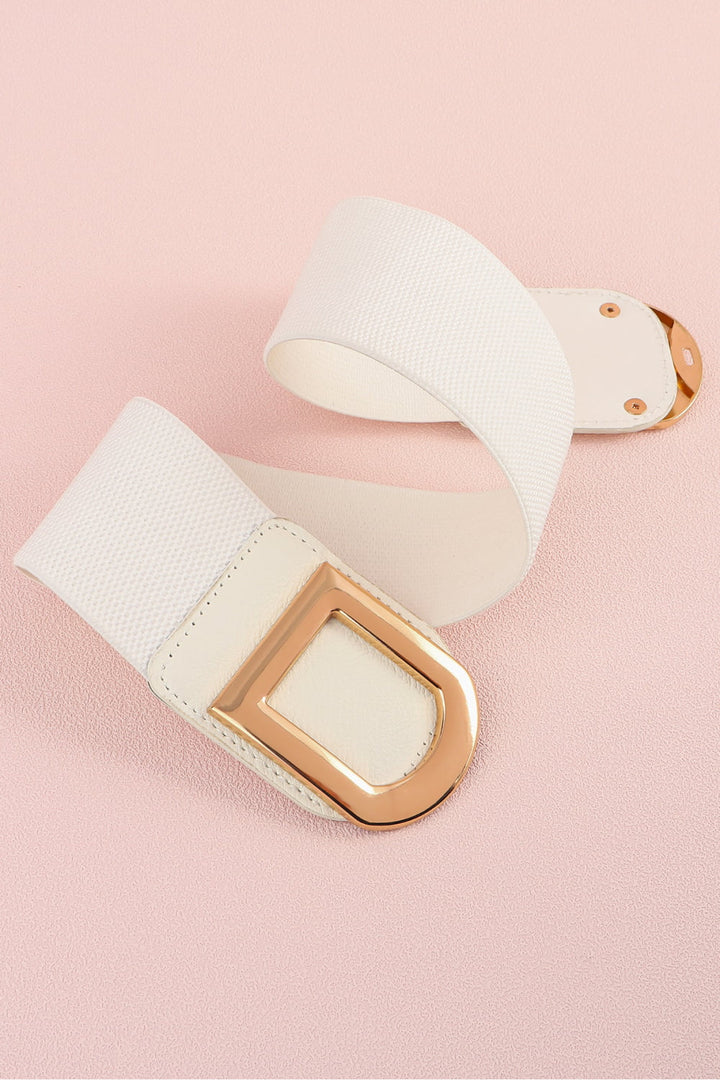 Double D Buckle PU Belt