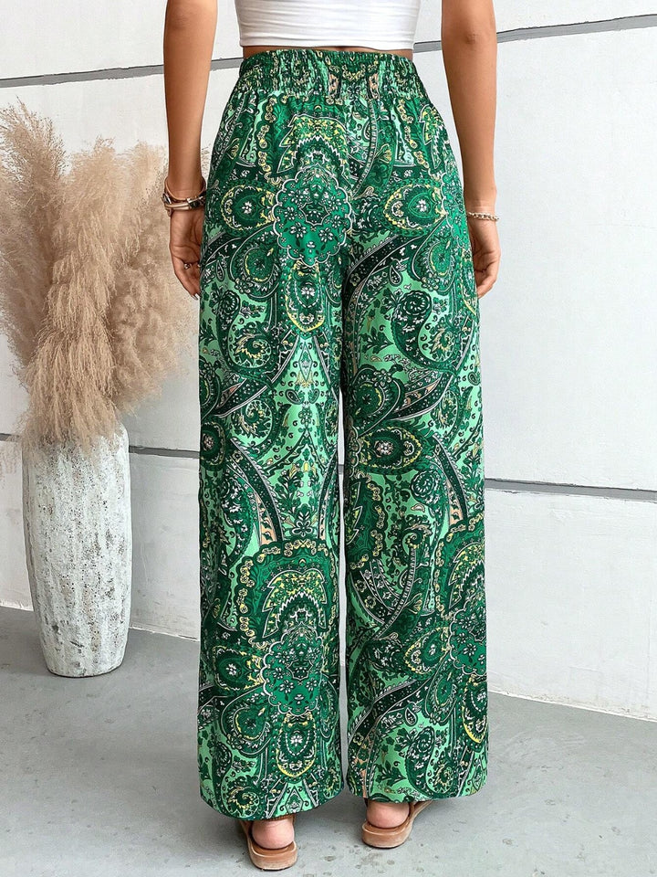 Women's Floral Print Palazzo Pants