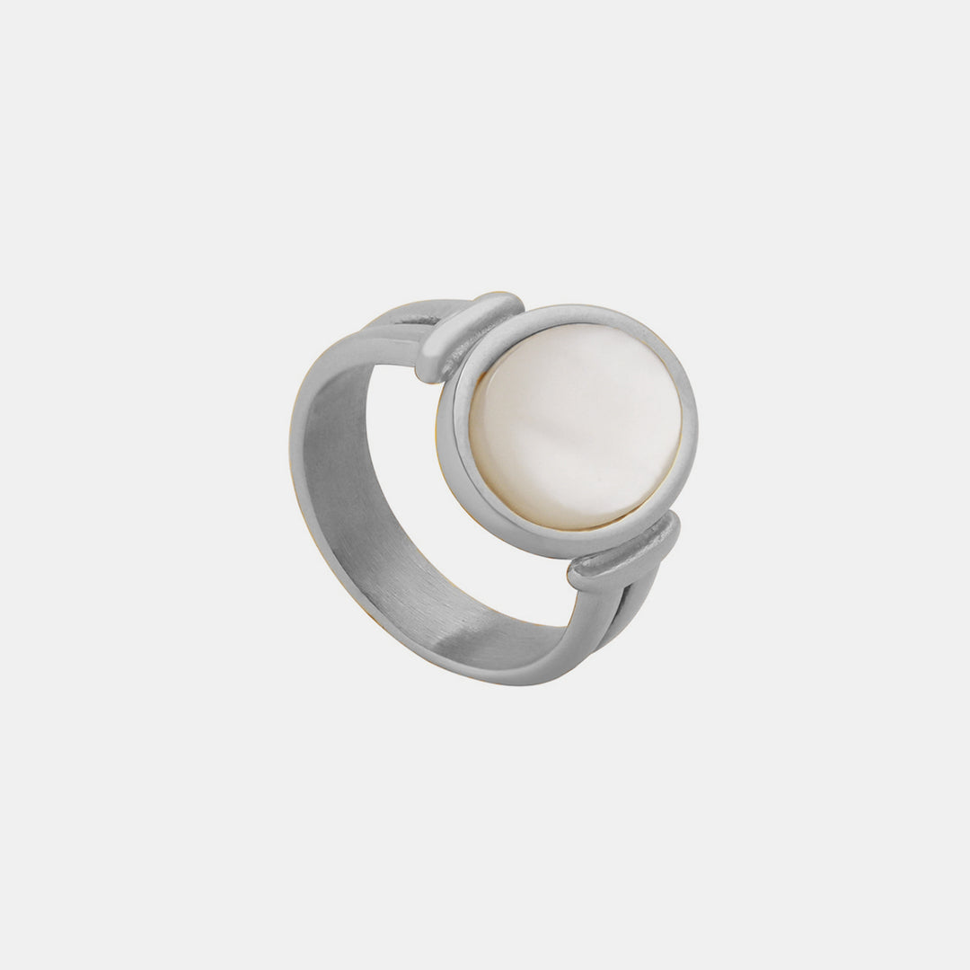 Women's White Sea Shell Rings