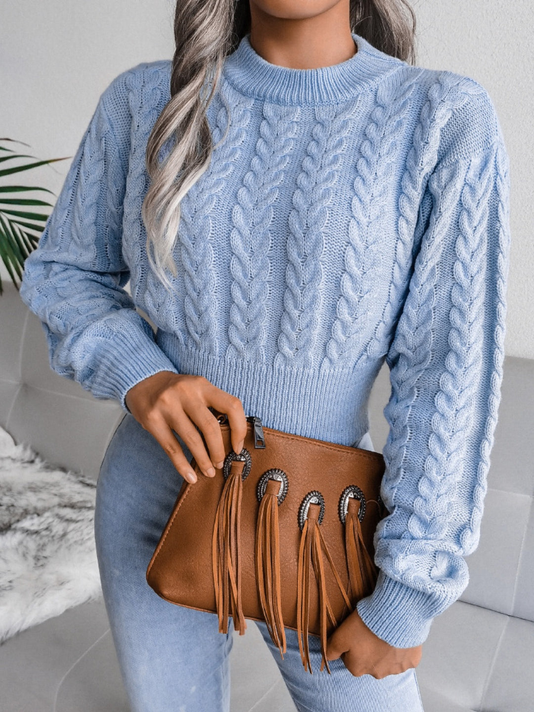 Women's Cozy Cable-Knit Sweater