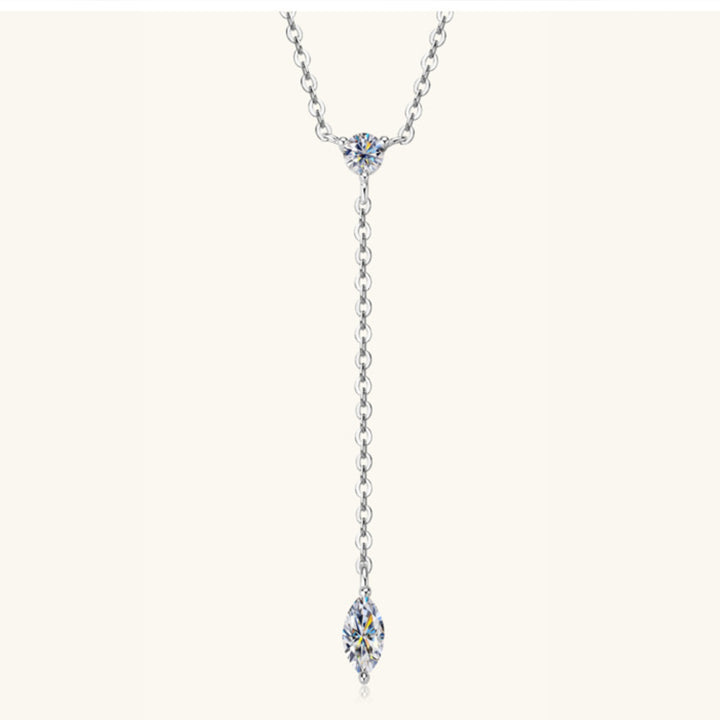 Women's Moissanite Sterling Silver Necklace