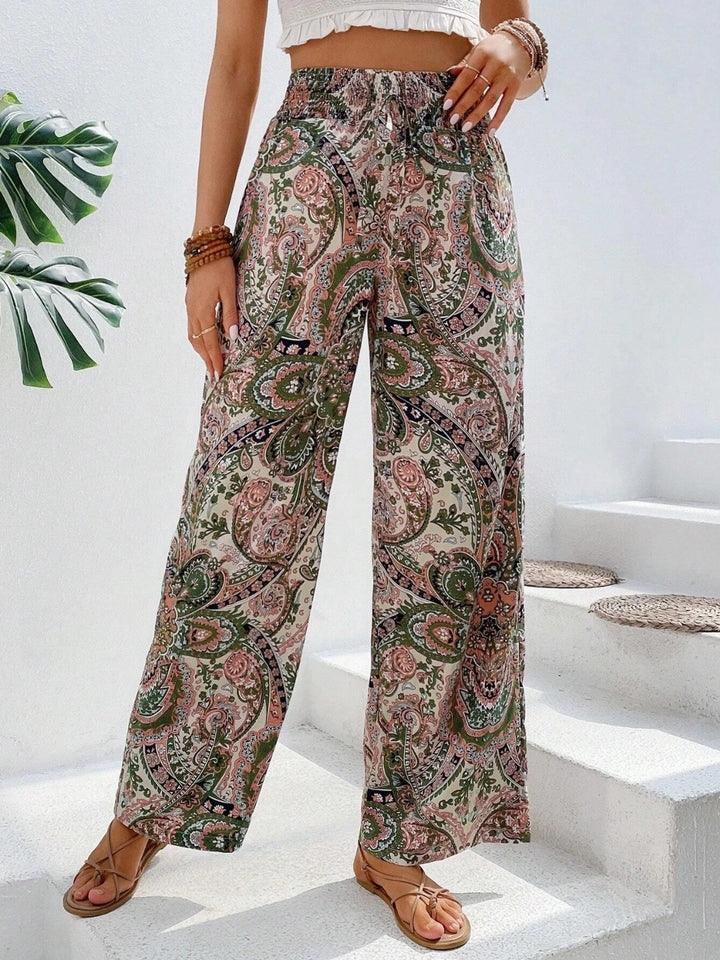 Women's Floral Print Palazzo Pants