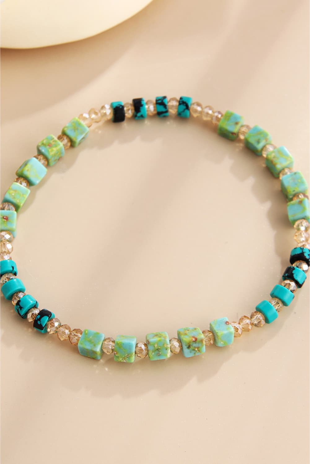 Women's Crystal and Natural Stone Bracelet