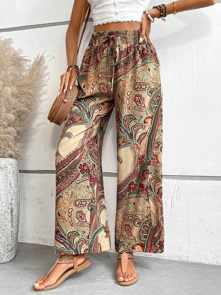 Women's Floral Print Palazzo Pants