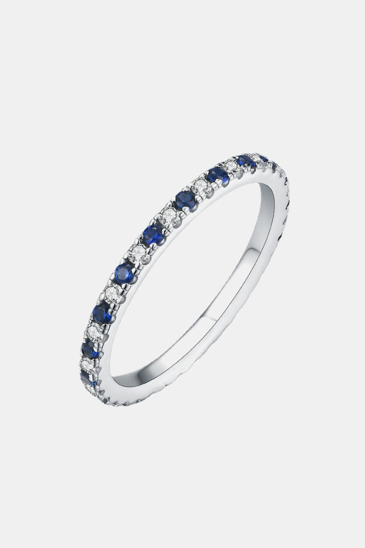 Women's Sapphire Moissanite Rings