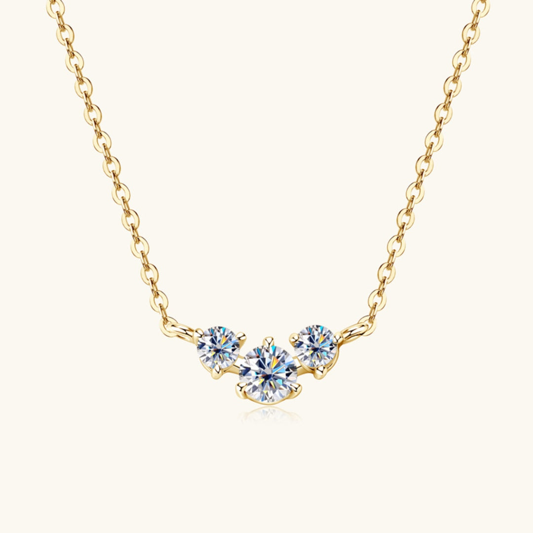 Women's Sparkling Moissanite Necklace