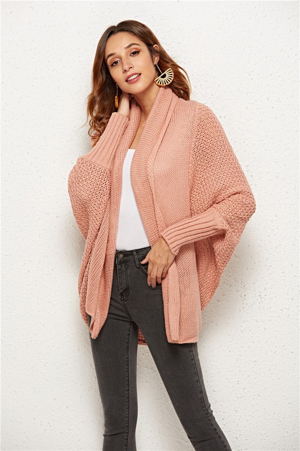 Women's Cozy Knit Batwing Sleeve Sweater