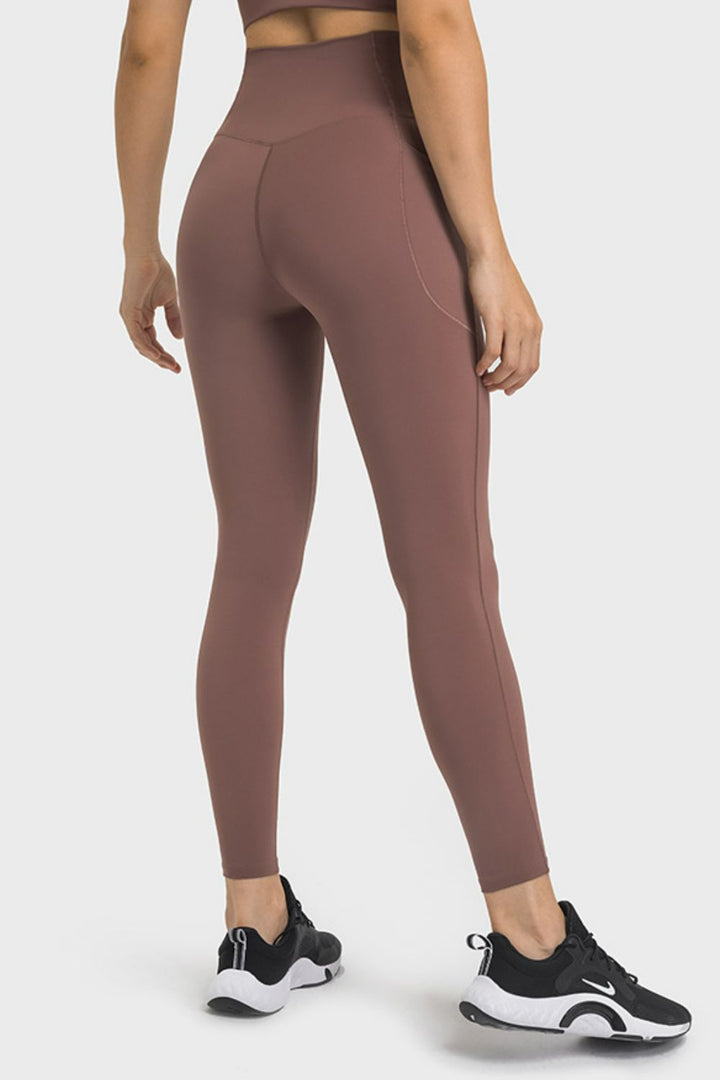 Women's Leggings with V-Waist and Pockets