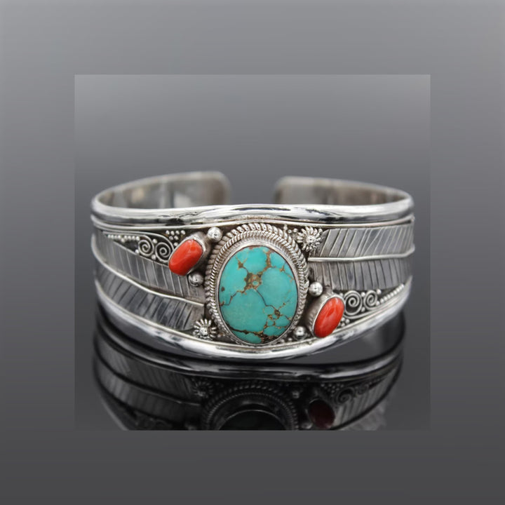 Women's Turquoise Open Bracelet