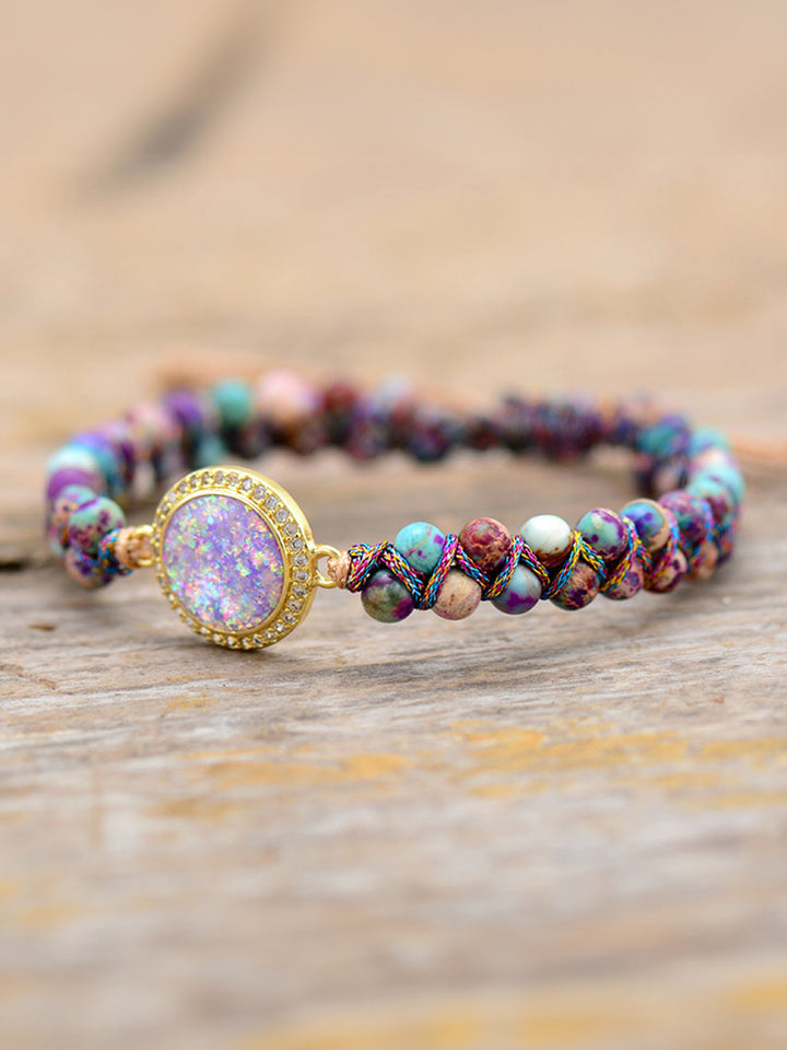 Women's Jasper Beaded Bracelet