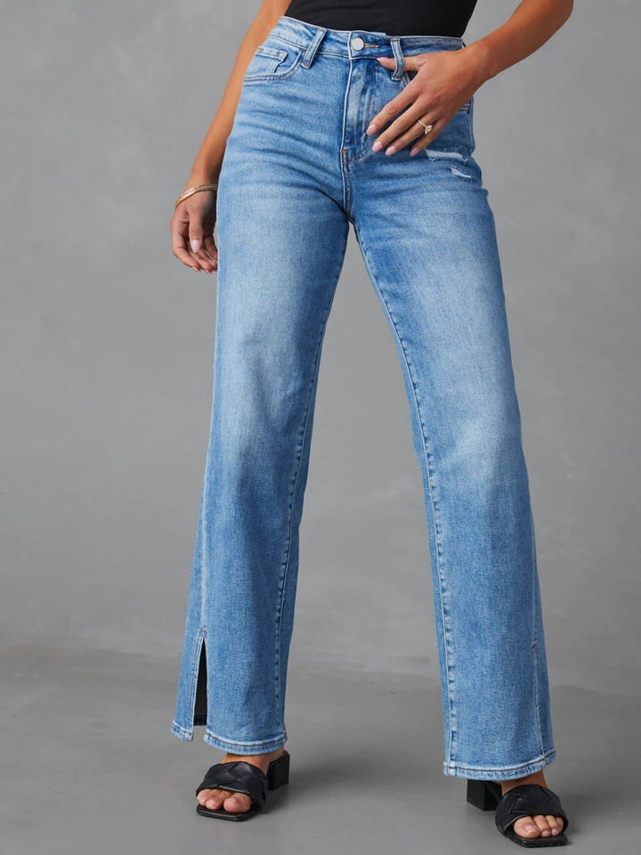 Women's Classic Slit Pocket Jeans