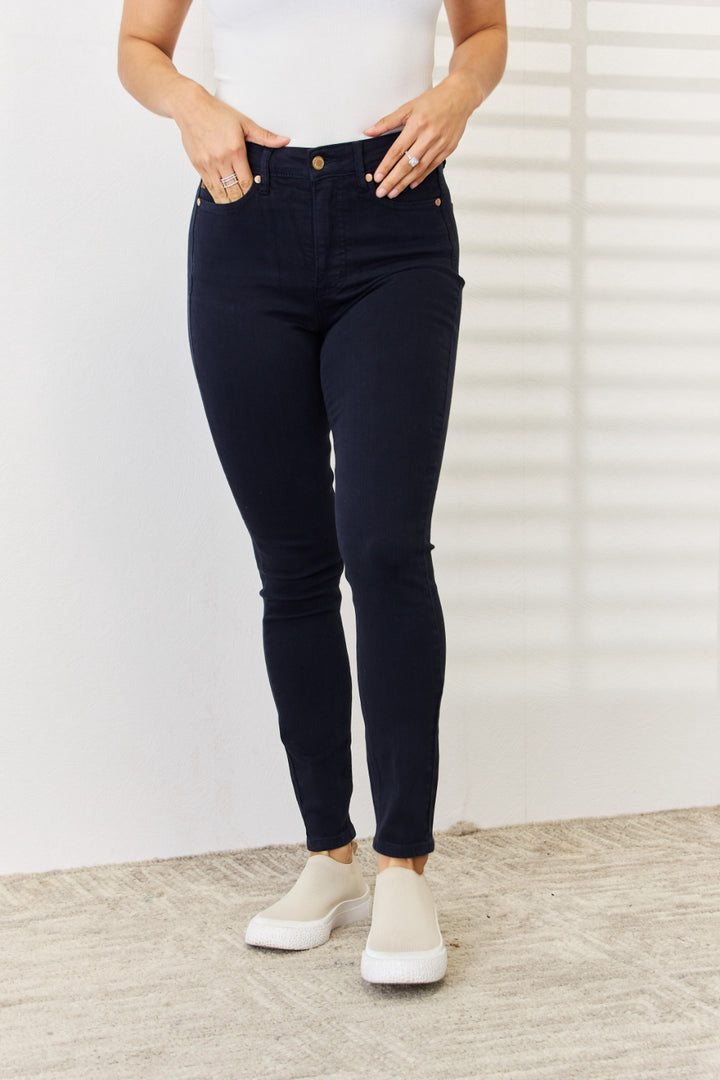 Women's Tummy Control Skinny Jeans (Garment Dyed)