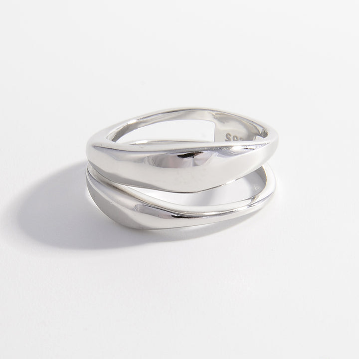 Women's Layered Sterling Silver Rings