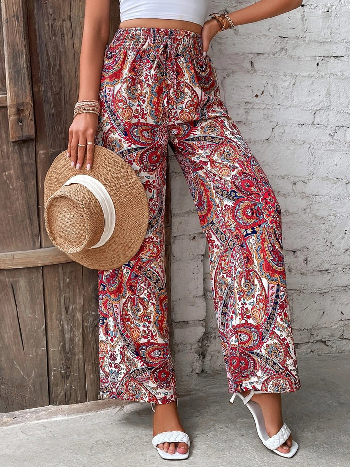 Women's Floral Print Palazzo Pants