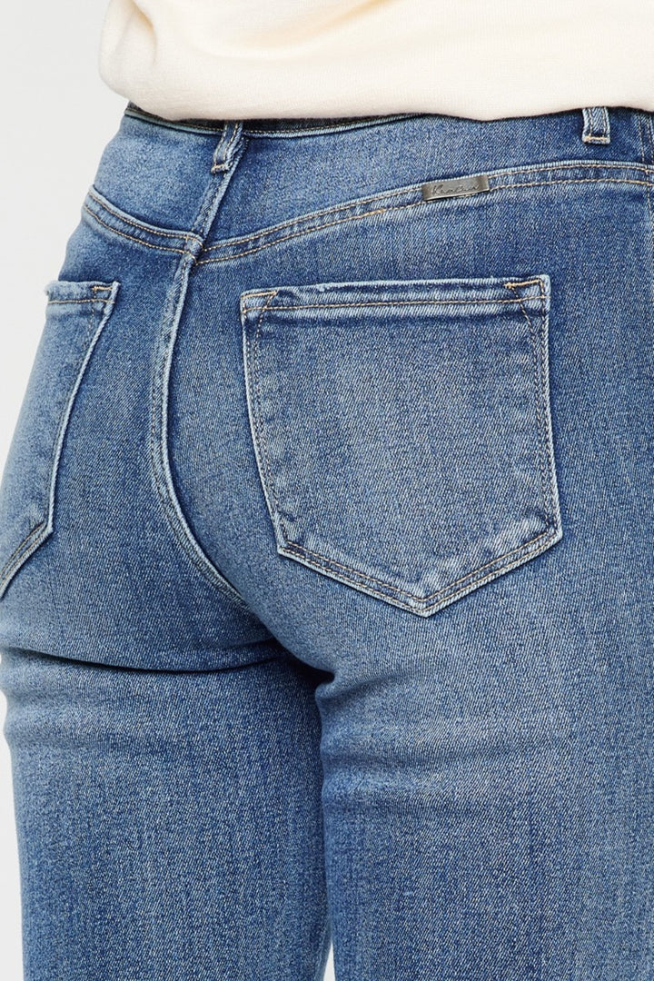 Women's High Waist Flare Jeans (Cat's Whiskers)