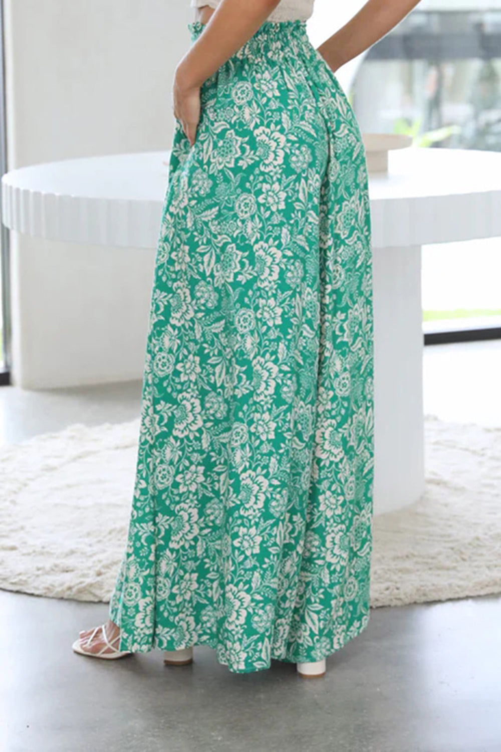 Women's Tied Wide Leg Pants