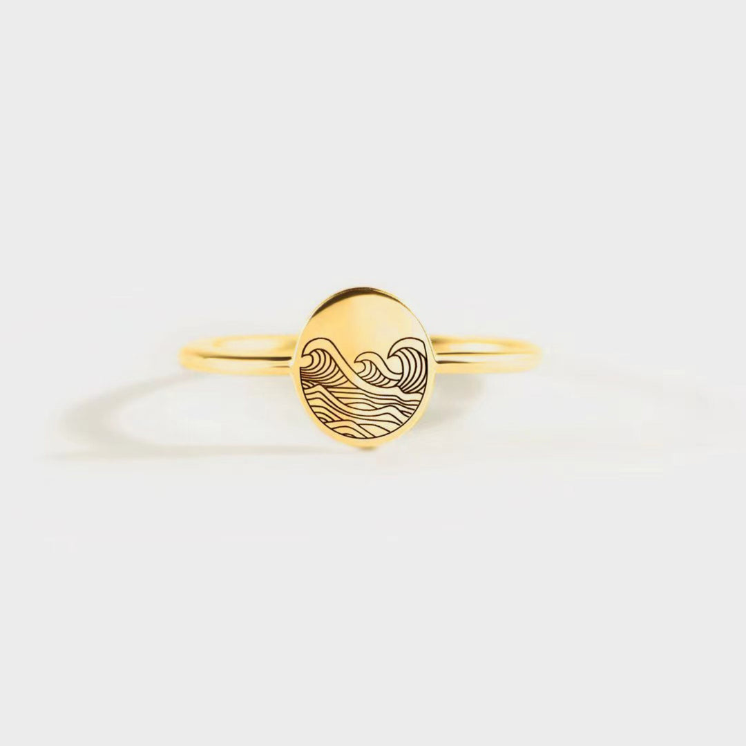 Women's Sterling Silver Signet Rings