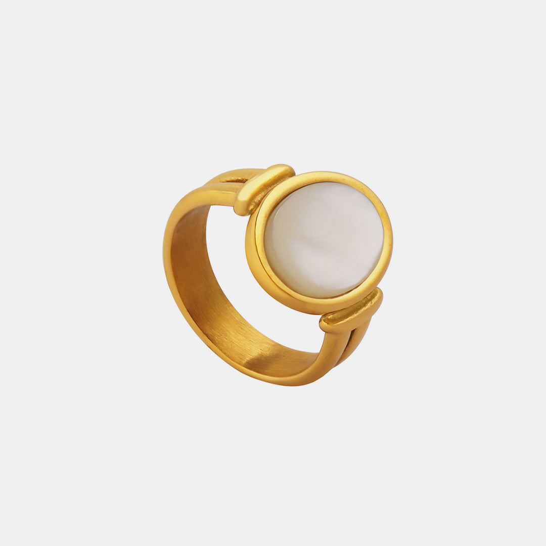 Women's White Sea Shell Rings