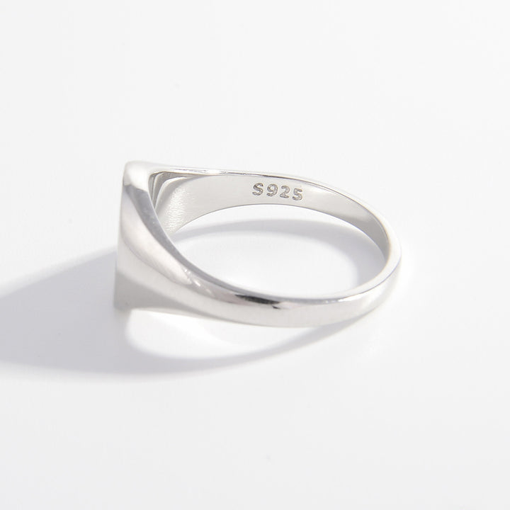 Women's Sterling Silver Signet Rings