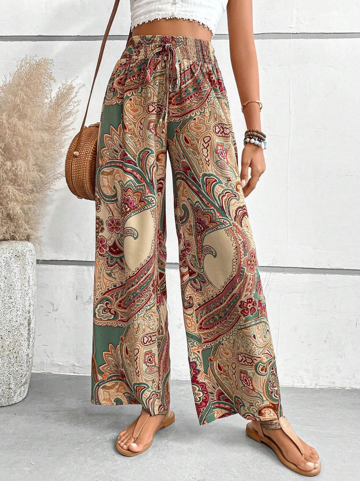 Women's Floral Print Palazzo Pants