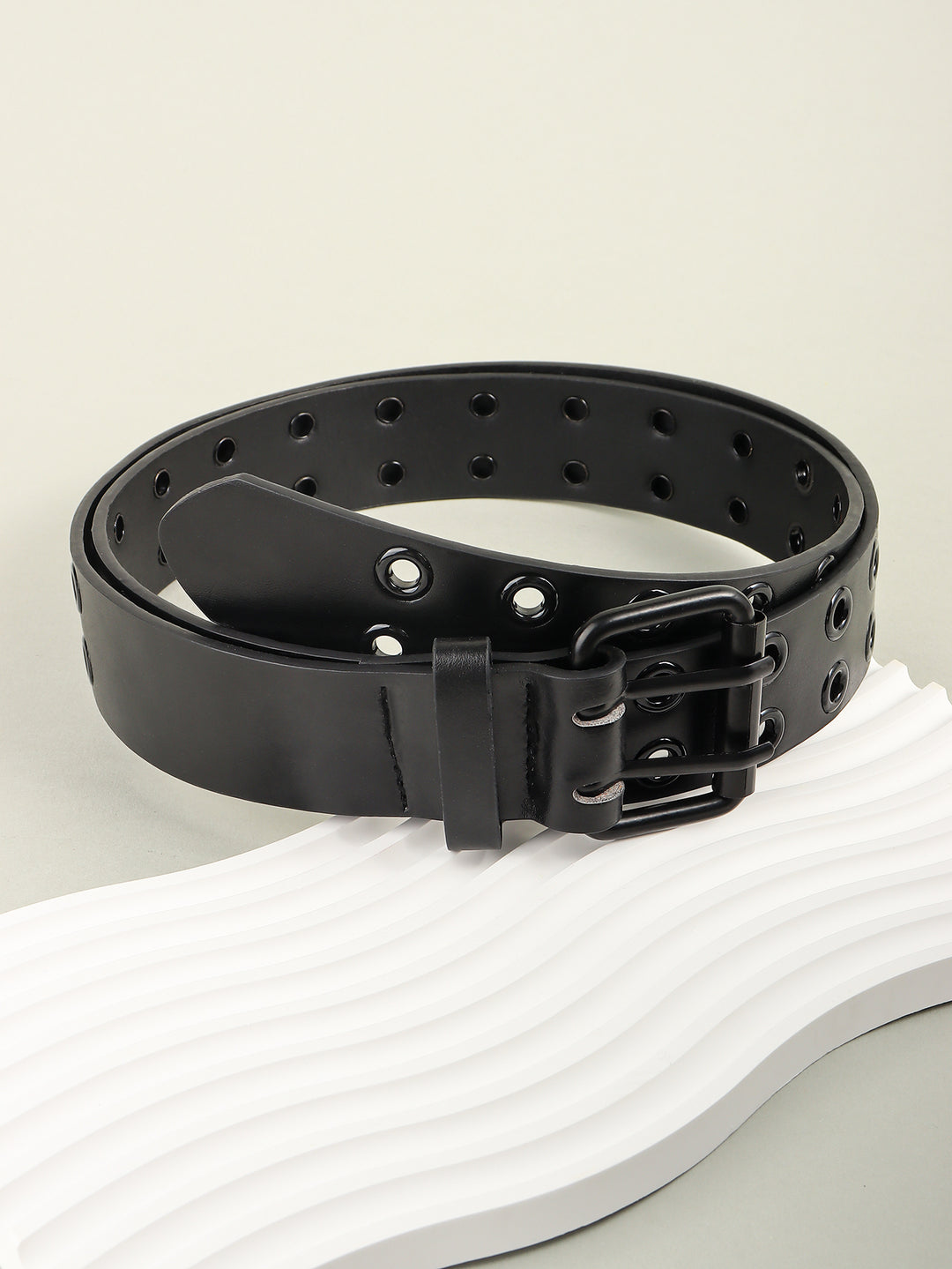 Grommet PU Leather Belt