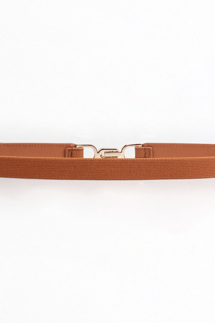 Alloy Buckle Elastic Belt