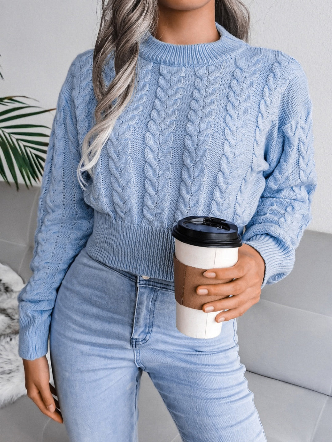 Women's Cozy Cable-Knit Sweater