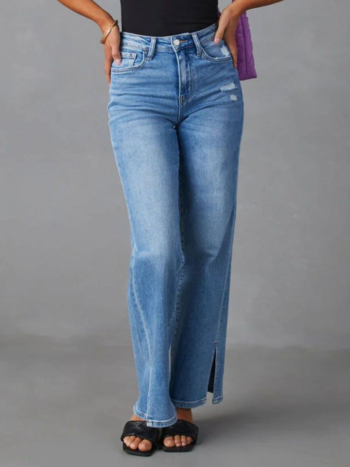 Women's Classic Slit Pocket Jeans