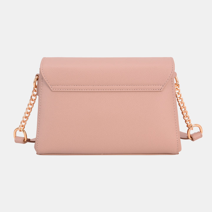 David Jones PU Leather Crossbody Bag