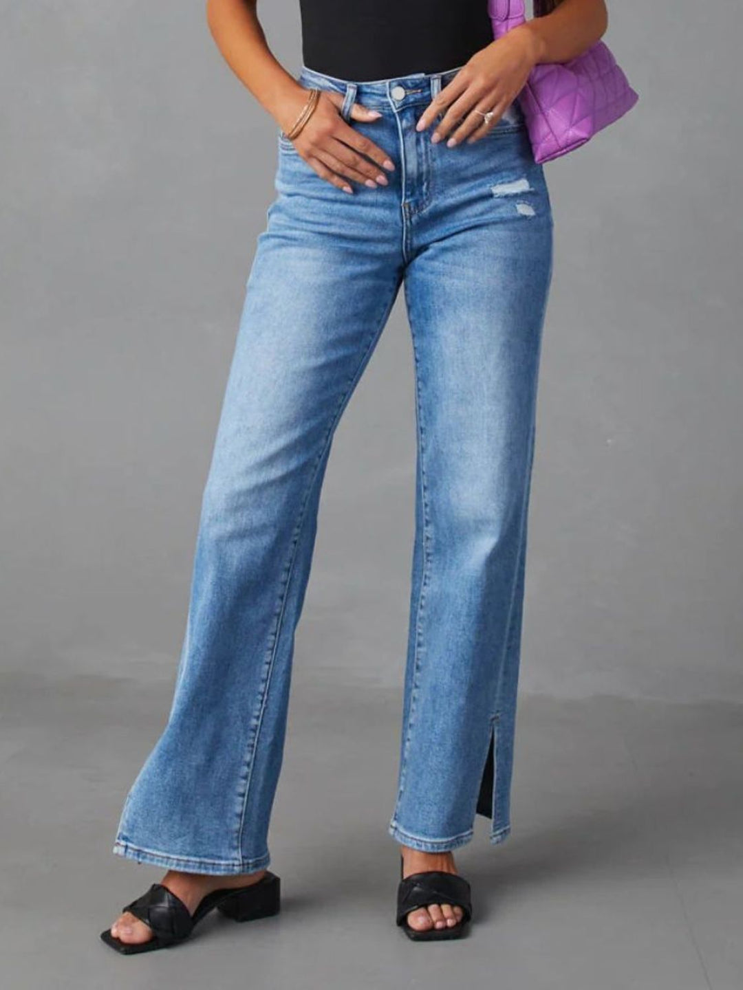 Women's Classic Slit Pocket Jeans