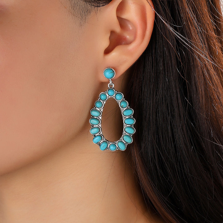 Women's Turquoise Drop Earring