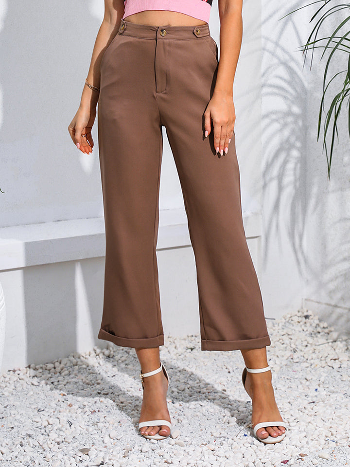 Women's Straight Leg Crop Pants