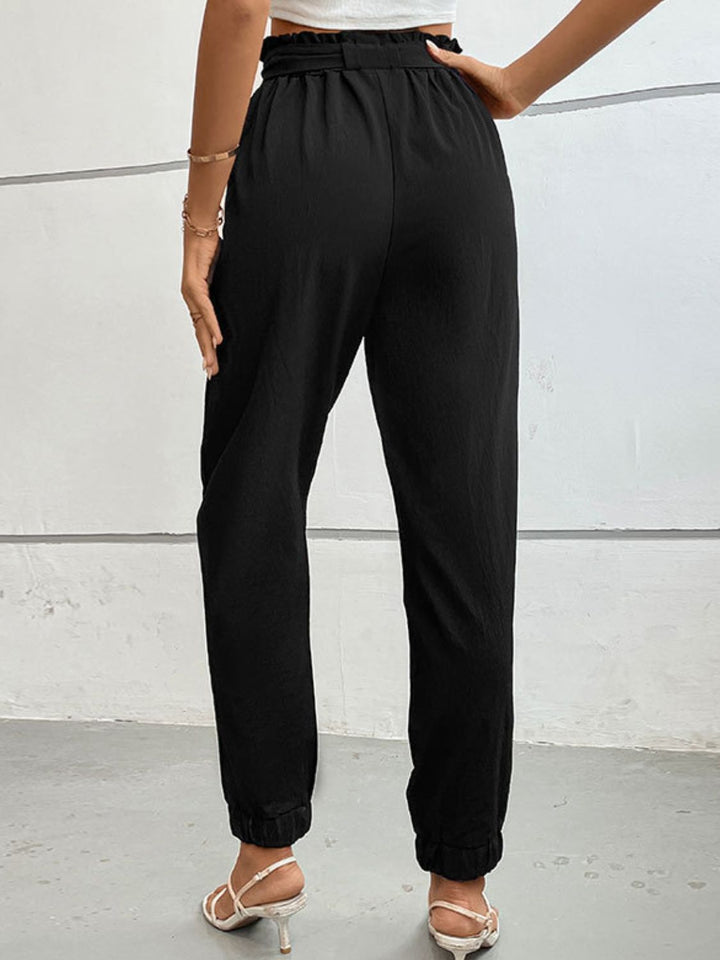 Women's Tie Front Long Pants