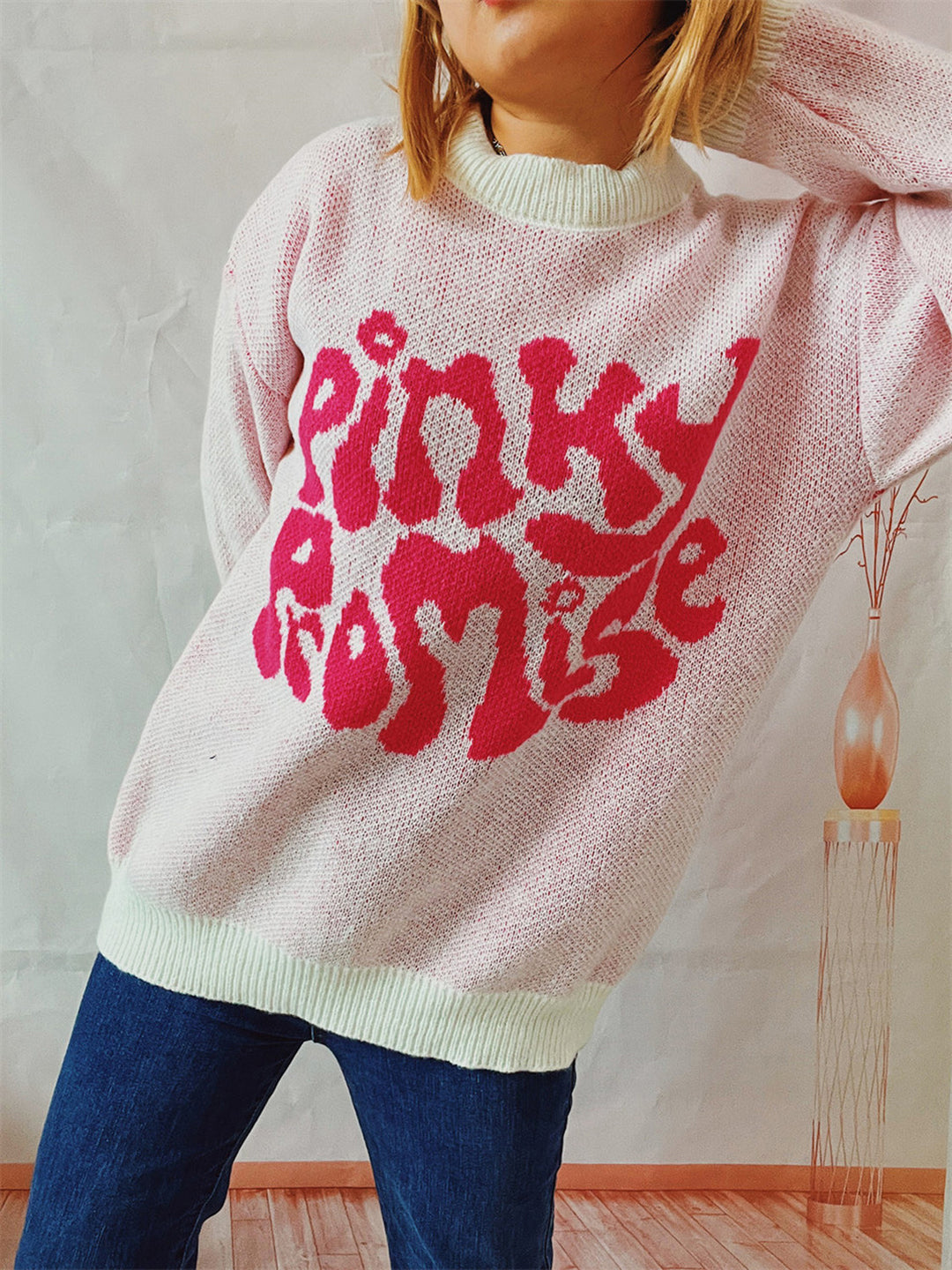 Women's Cozy Pinky Promise Sweater