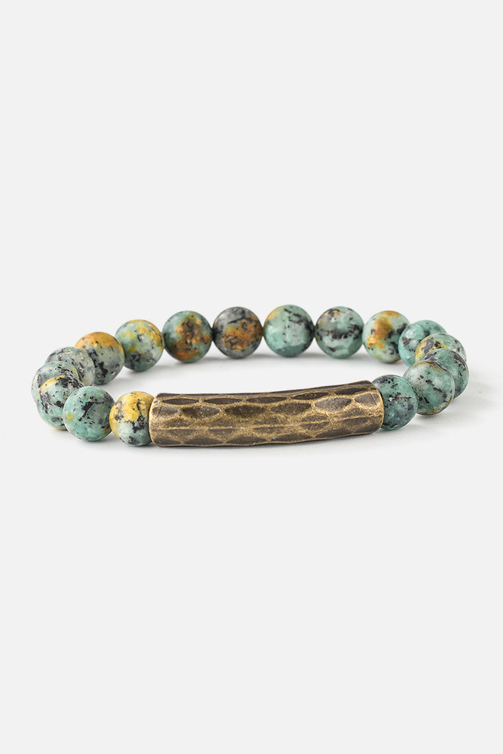 Women's Elegant Natural Stone Beaded Bracelet