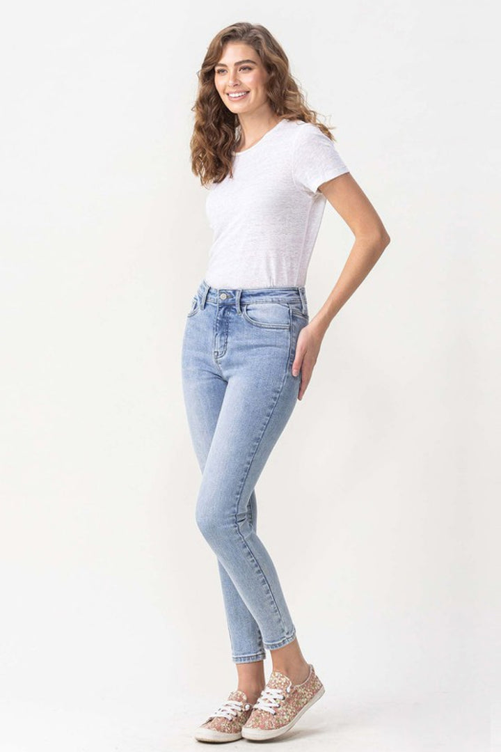 Women's High Rise Crop Skinny Jeans (Lovervet Full Size Talia)