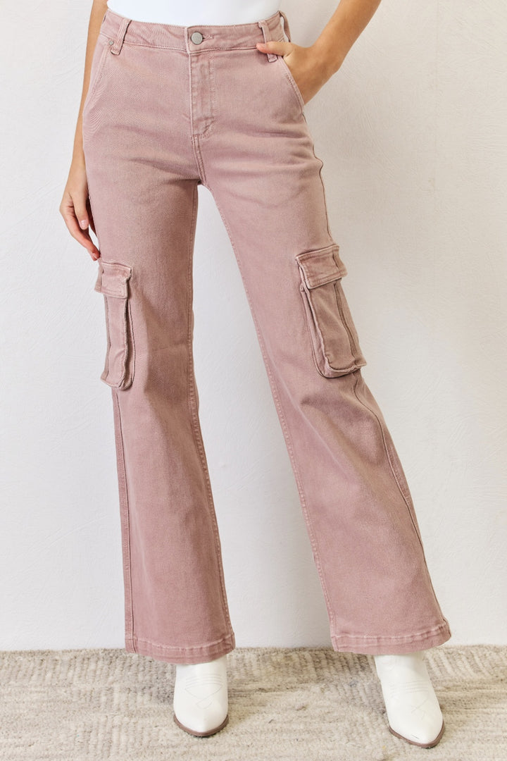 Women's Cargo Wide Leg Jeans