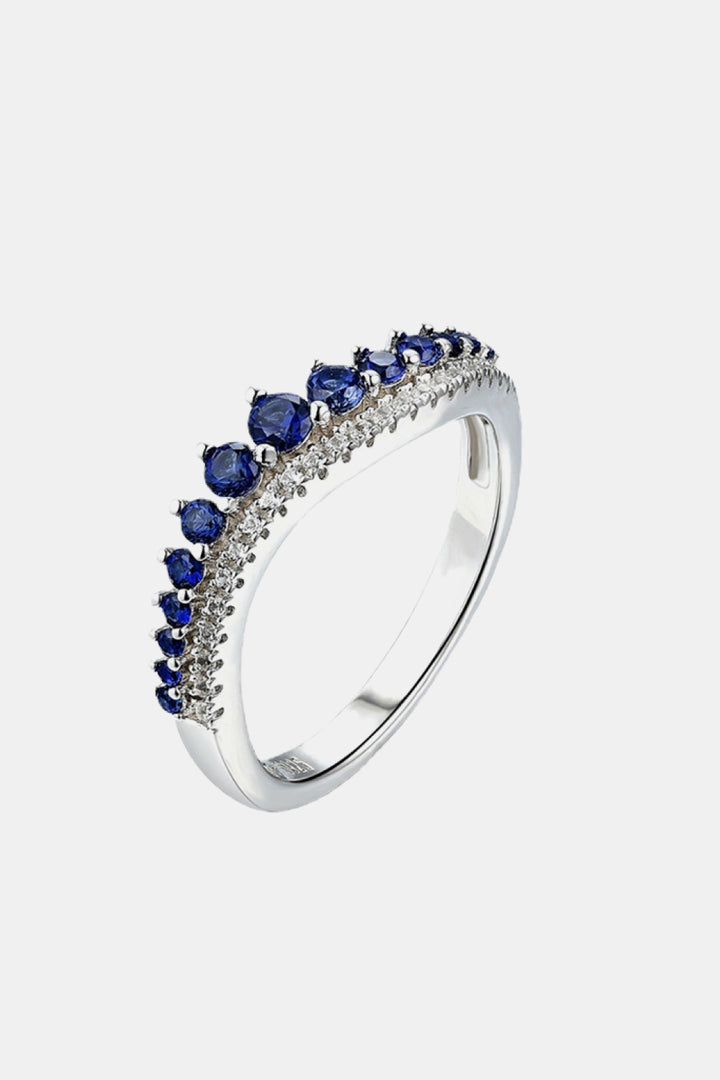 Women's Sapphire Rings crafted from 925 Sterling Silver