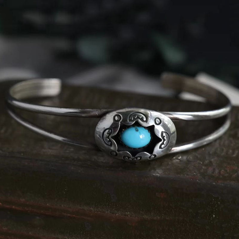 Women's Turquoise Open Bracelet