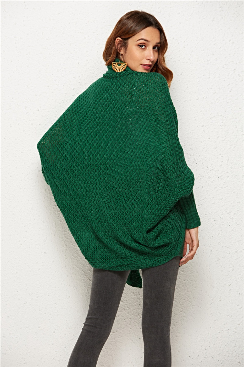 Women's Cozy Knit Batwing Sleeve Sweater