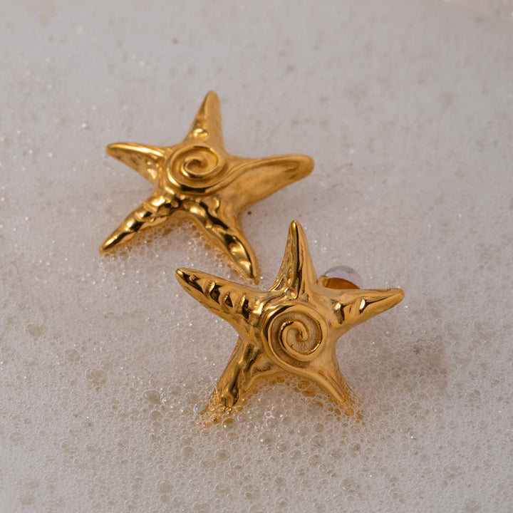 Women's Starry Stainless Steel Earrings"